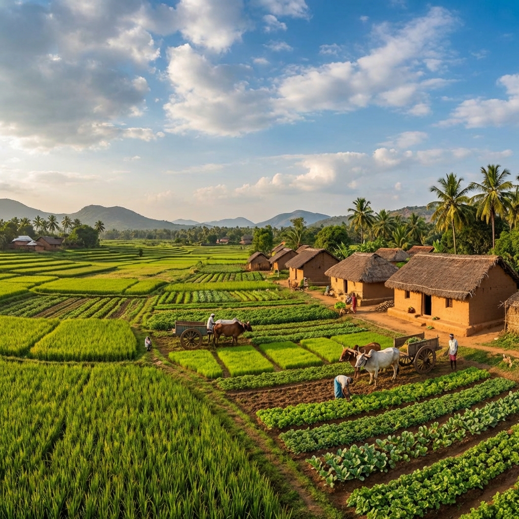 Indian Village Farming Life