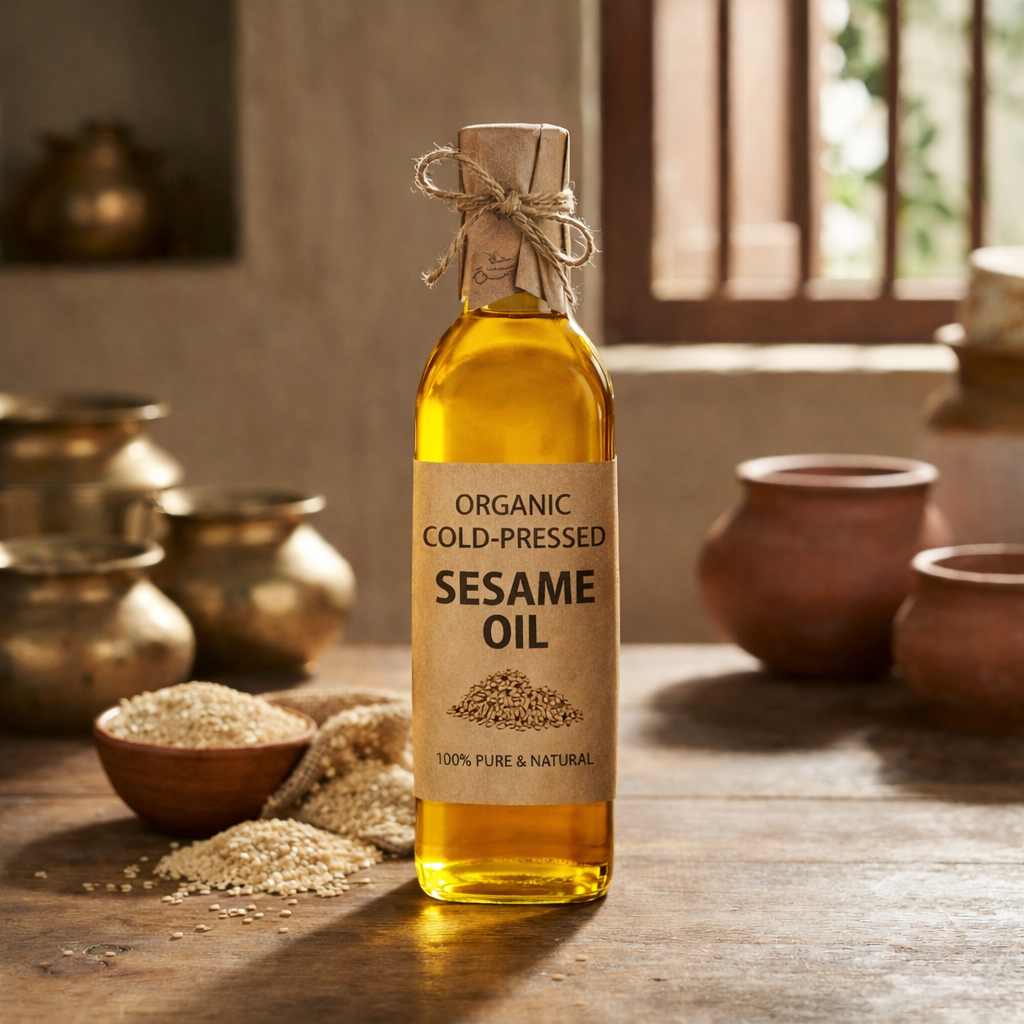 Organic Cold Press Sesame Oil